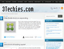 Tablet Screenshot of 3techies.com